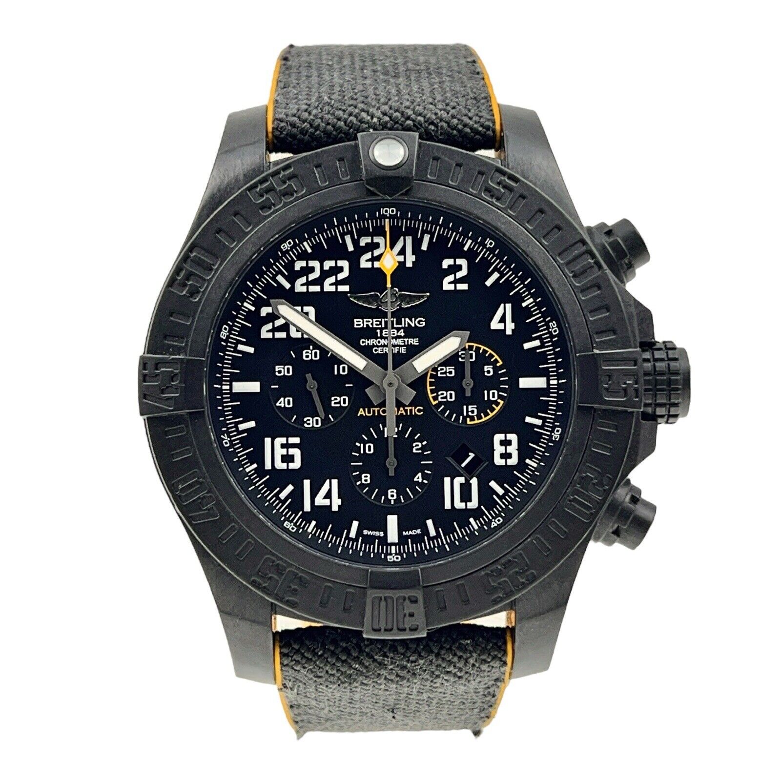 Breitling Avenger Hurricane Carbon Black 50mm Automatic Men’s Watch XB1210