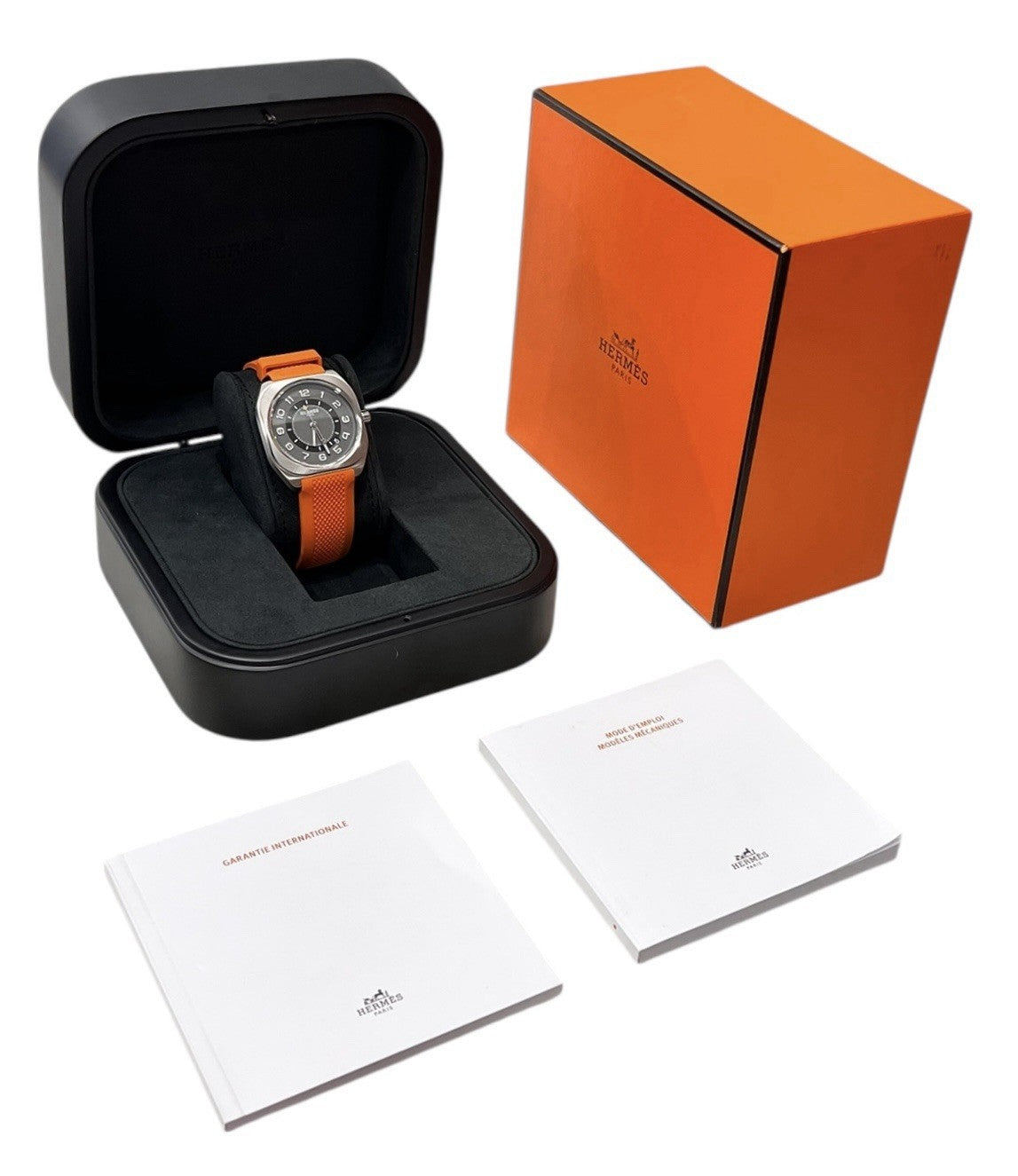 NEW 2025 Hermes H08 Titanium Black/Gray Dial 39mm Automatic Men’s Watch H08