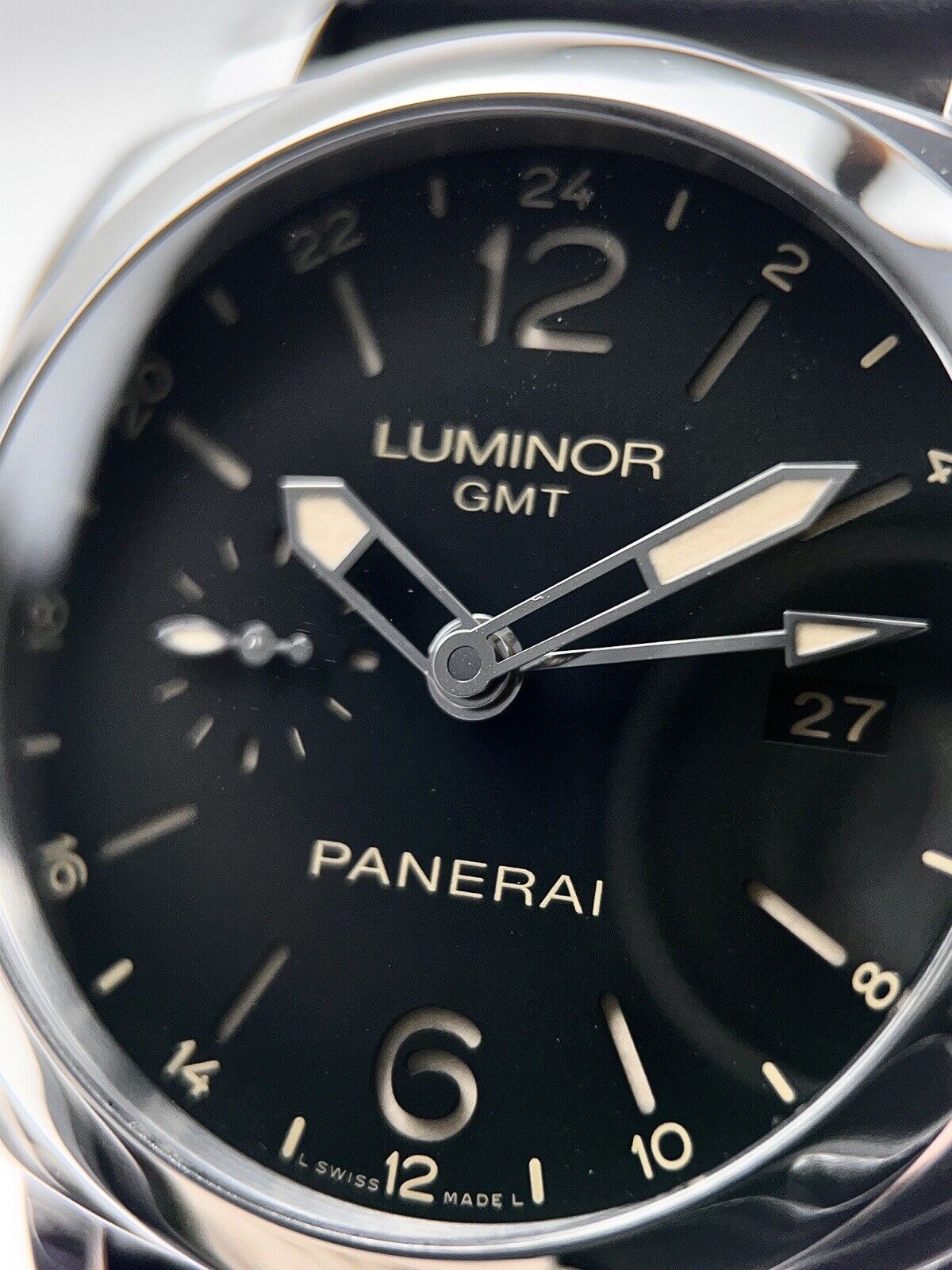 PANERAI Luminor GMT PAM00531 Date Small Second black Dial Automatic Men's Watch