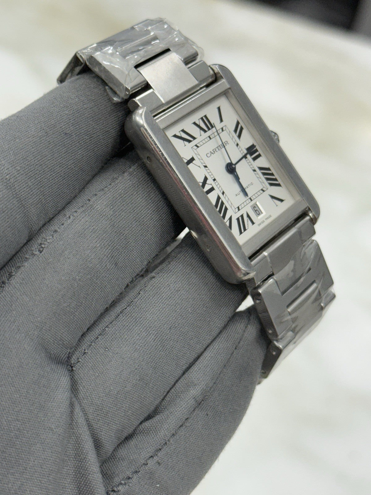 Cartier Tank Date XL Stainless Steel 3515