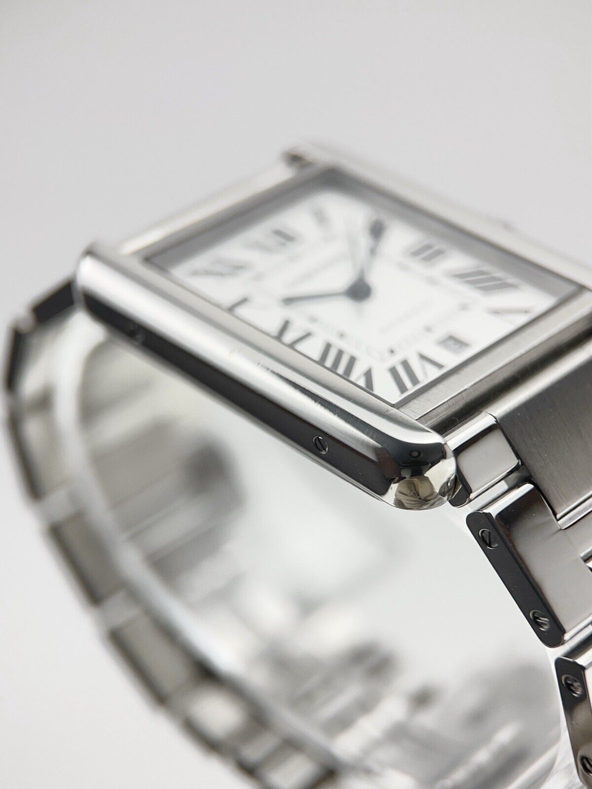 Cartier Tank XL Steel Silver Color Dial 31mm Automatic Men’s Watch W5200028