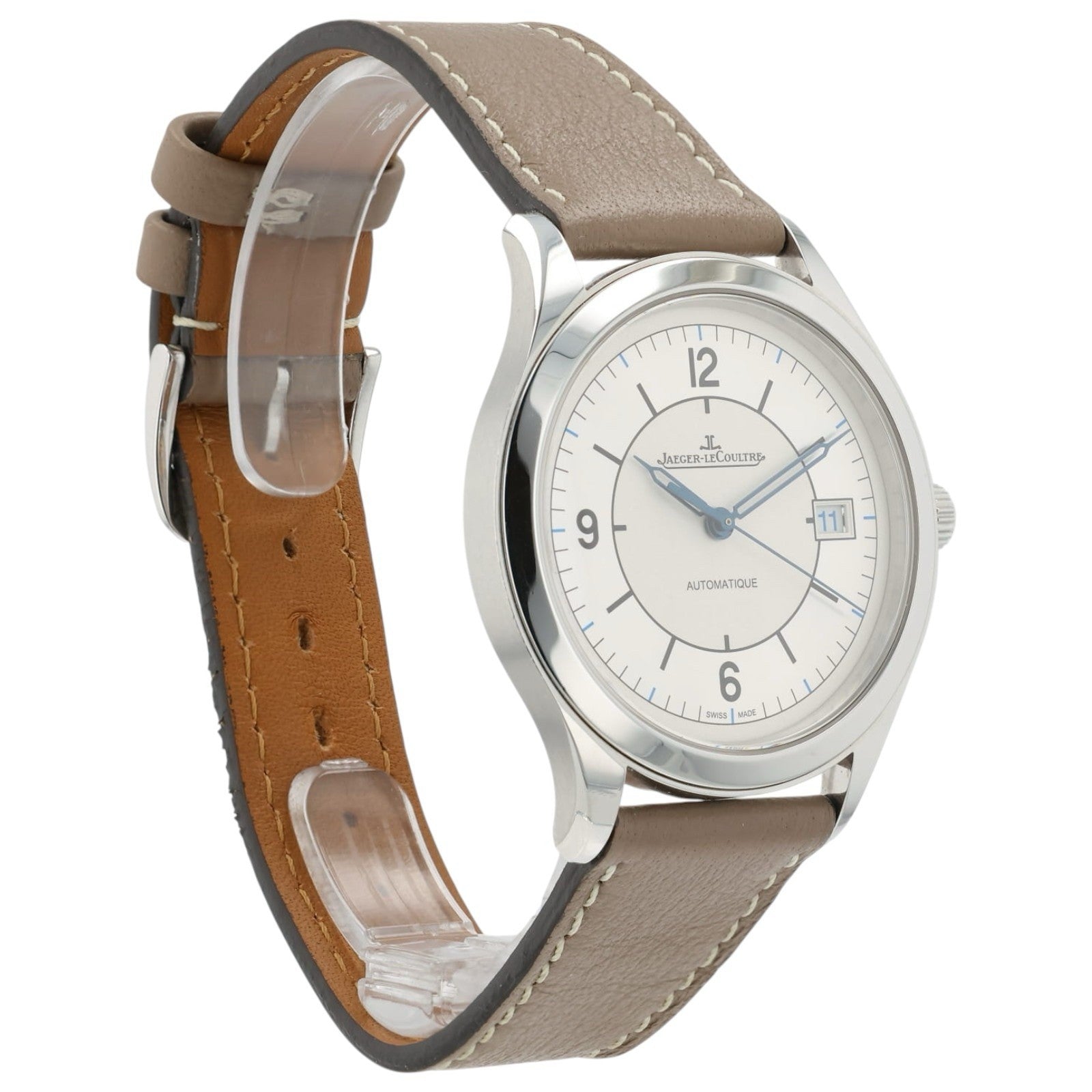 LeCoultre Master Control Date Silver Dial Steel 39mm Men's Watch Q1548530