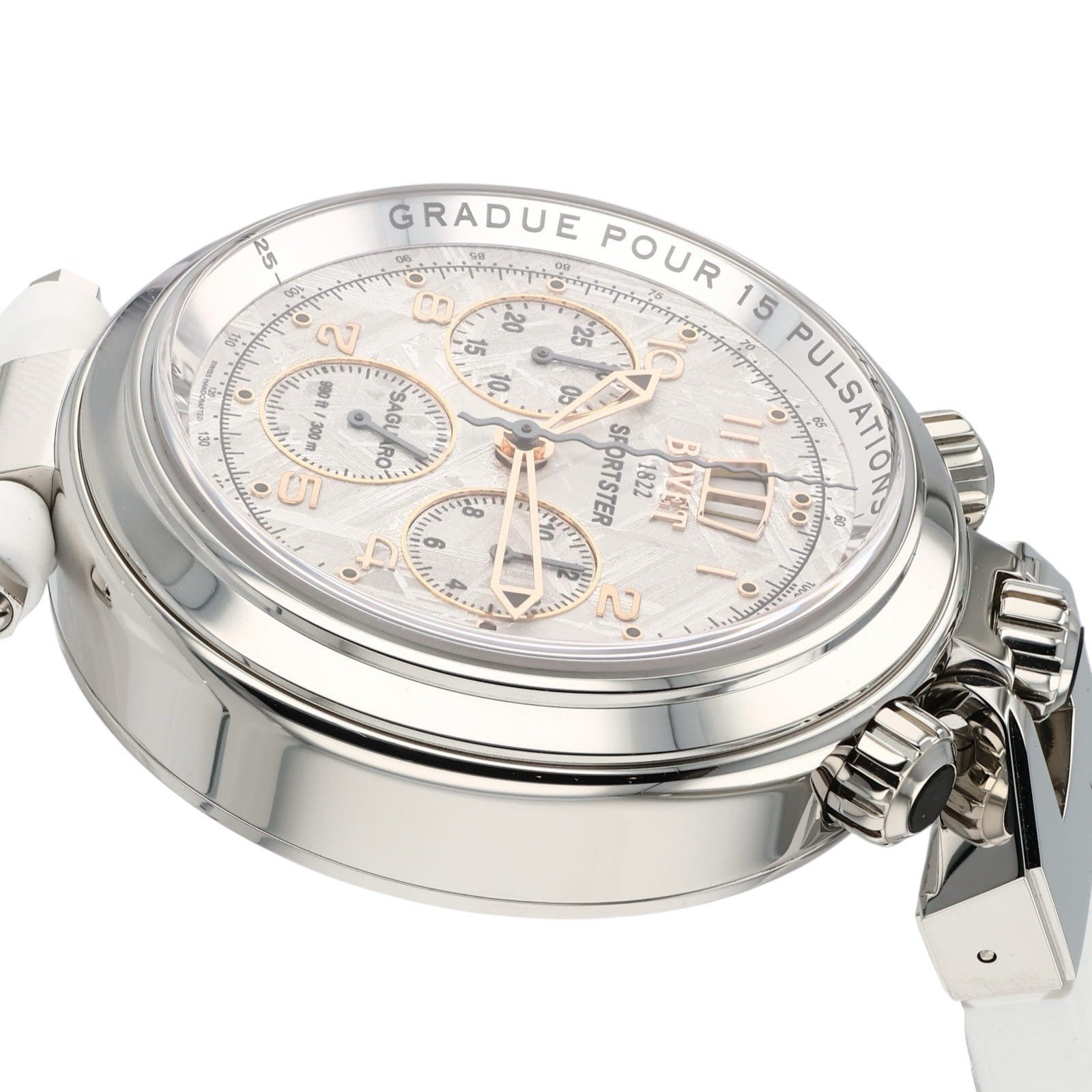 NEW 2025 Bovet Sportster Steel Meterorite Dial 46mm Automatic Mens SP0401-MA