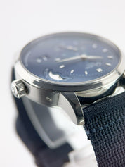Glashutte PanoMaticLunar Automatic Steel Blue Dial Men's Watch 1-90-02-46-32-01