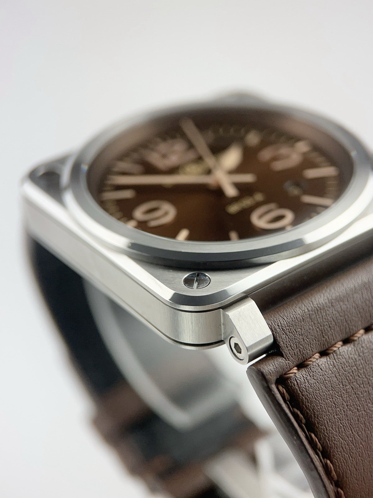 Bell & Ross Stainless Steel Brown Dial 41mm Automatic Men's Watch BR03 - B/P