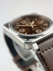 Bell & Ross Stainless Steel Brown Dial 41mm Automatic Men's Watch BR03 - B/P
