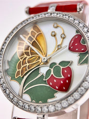 Van Cleef & Arpels Extraordinary Dials Watch Papillon Rouge Gourmand 105k MSRP