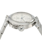Cartier Pasha White Dial Stainless Steel 35mm Automatic Men’s Watch 2475
