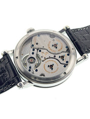 Chronoswiss Regulateur Tourbillon Steel Silver Dial 38mm Manual Wind Mens CH3123