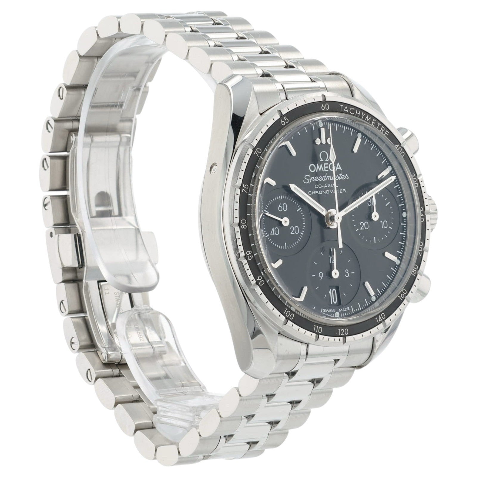 Omega Speedmaster Black Dial Stainless Steel 38mm Automatic 324.30.38.50.01.001