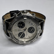 Men's 38mm BREITLING Colt A53035 Chronograph Quartz Steel WR 100M Date Watch