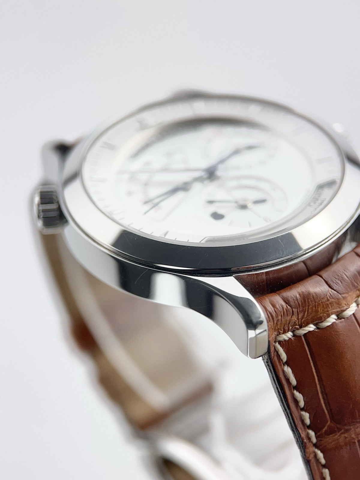 Jaeger LeCoultre Stainless Steel Silver Dial 38mm Automatic Men's Watch 142.8.92
