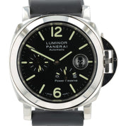 Panerai Luminor Power Reserve Black Dial Stainless Steel 44mm Automatic PAM00090