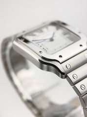 Cartier Santos Stainless Steel Silver Dial 35mm Automatic Men's Watch WSSA0029
