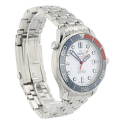 Omega Seamaster White Dial Steel 41mm Automatic Mens Watch 212.32.41.20.04.001