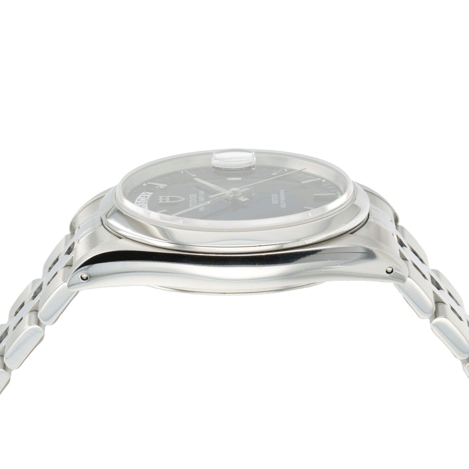 Tudor Prince Date-Day Black Dial Stainless Steel 36mm Automatic Mens Watch 76200