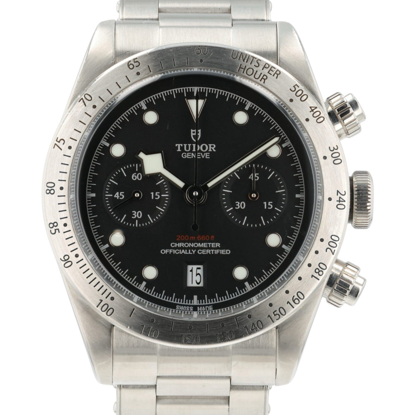 Tudor Black Bay Chrono Black Dial Stainless Steel 41mm Automatic Men’s 79350
