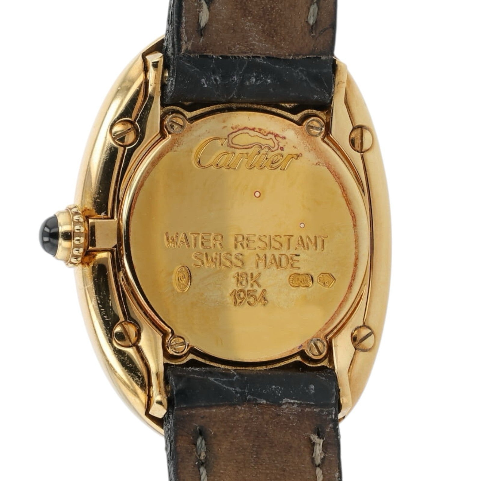 Cartier Baignoire Ivory Dial 18k Yellow Gold 23mm Quartz Women’s Watch W1506056