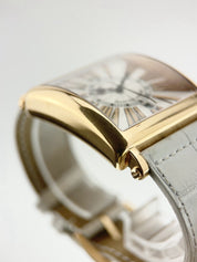Franck Muller 18k Rose Gold Square Silver Dial 6000H