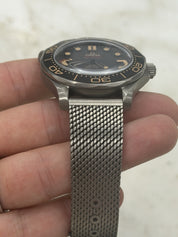 Omega Seamaster Titanium James Bond 007 No Time To Die Watch 210.90.42.20.01.001