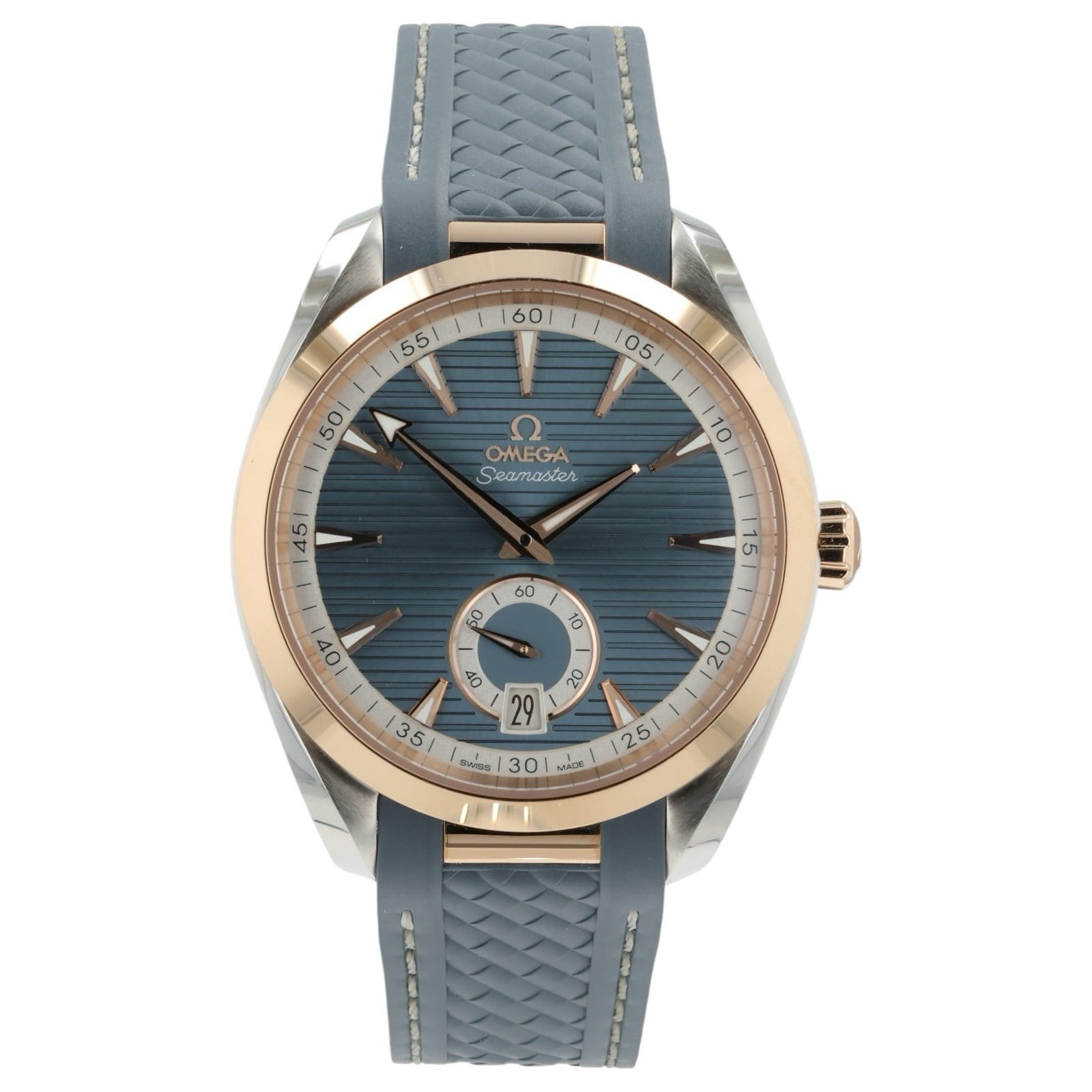 Omega Aqua Terra Blue Dial Gold & Steel 41mm Automatic Men’s 220.22.41.21.03.001