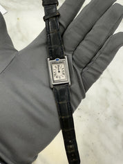 Cartier Tank Basculante Small 25 x 22mm Quartz Steel W1011158 Selling As-Is