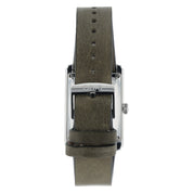 Oris Rectangular Stainless Steel Green Dial 25x38mm Automatic Mens Watch 7783