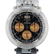 NEW 2025 Bovet Sportster Saguaro Steel Black Dial 46mm Auto Men's Watch SP0483