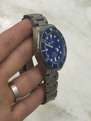 2017 Tudor Pelagos Date Blue Dial Titanium Men's Watch 25600TB - Box/Papers