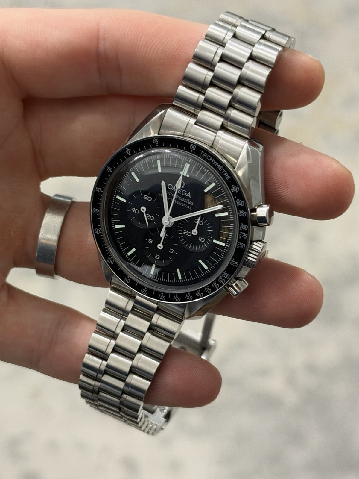 2023 Omega Speedmaster Steel Black Dial 42mm Manual Watch 310.30.42.50.01.001
