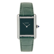 Cartier Tank Stainless Steel Green Dial WSTA0056