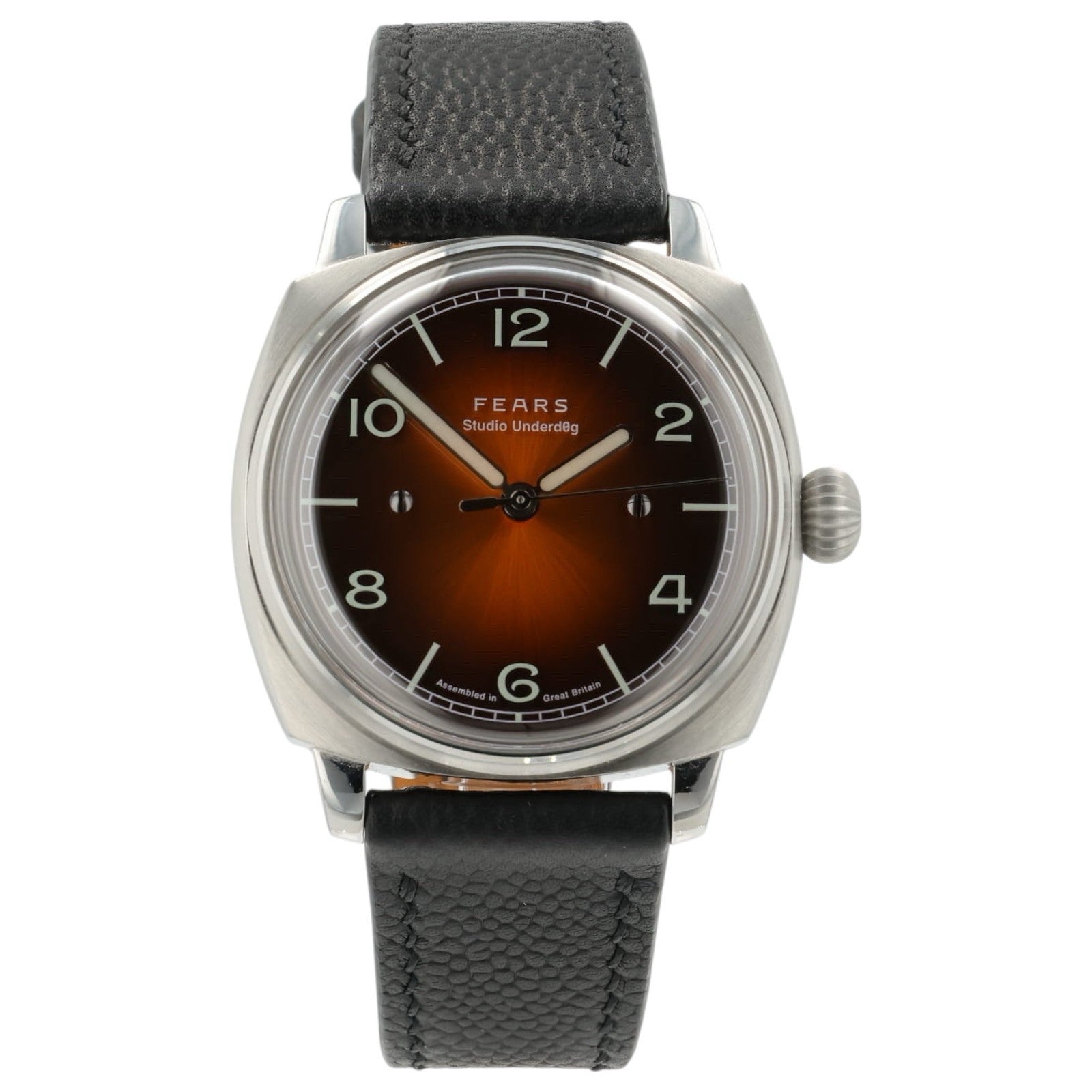 Studio Underdog X Fears Manhattan Brown Dial Steel 38mm Manual Wind Men’s Watch