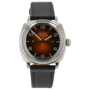 Studio Underdog X Fears Manhattan Brown Dial Steel 38mm Manual Wind Men’s Watch