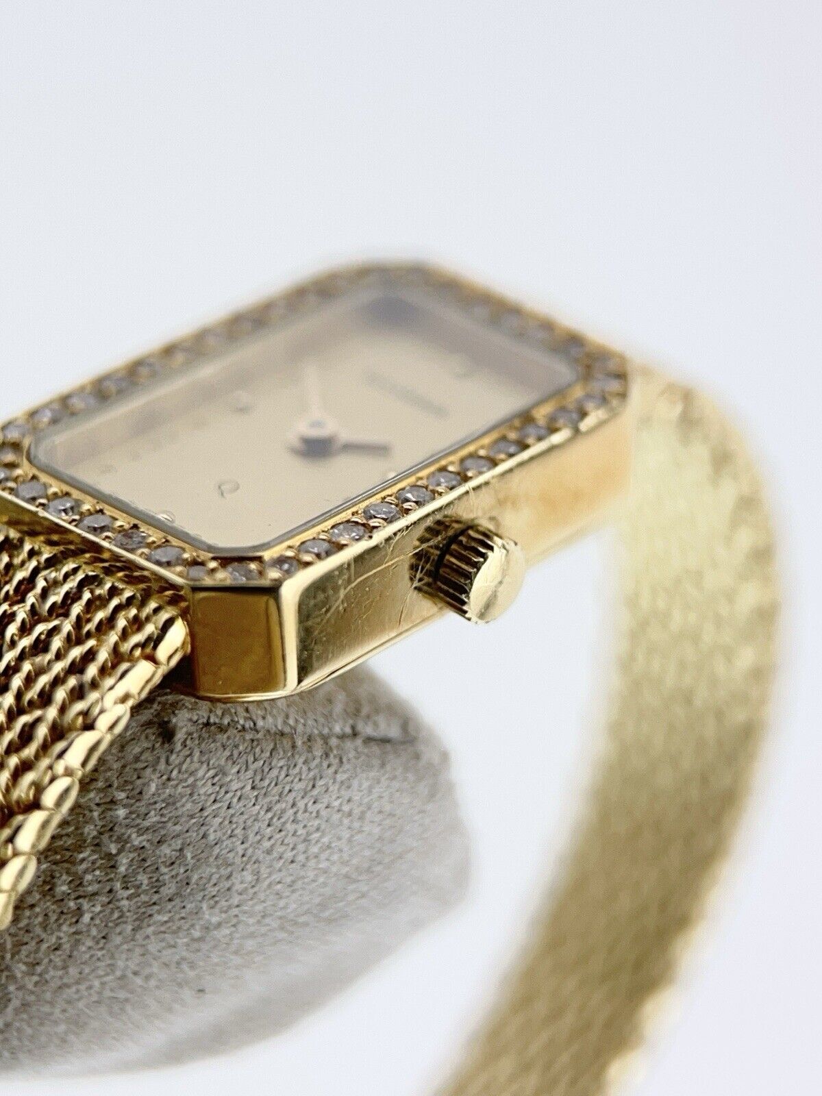 Bucherer 18k Gold 12mm Quartz Movement Gold Tone Dial Women's Watch 280.002