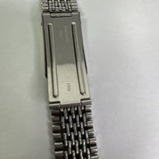 HEUER Gay Freres Beads of Rice 14K Steelinox Bracelet w/ 20mm HLF End Links