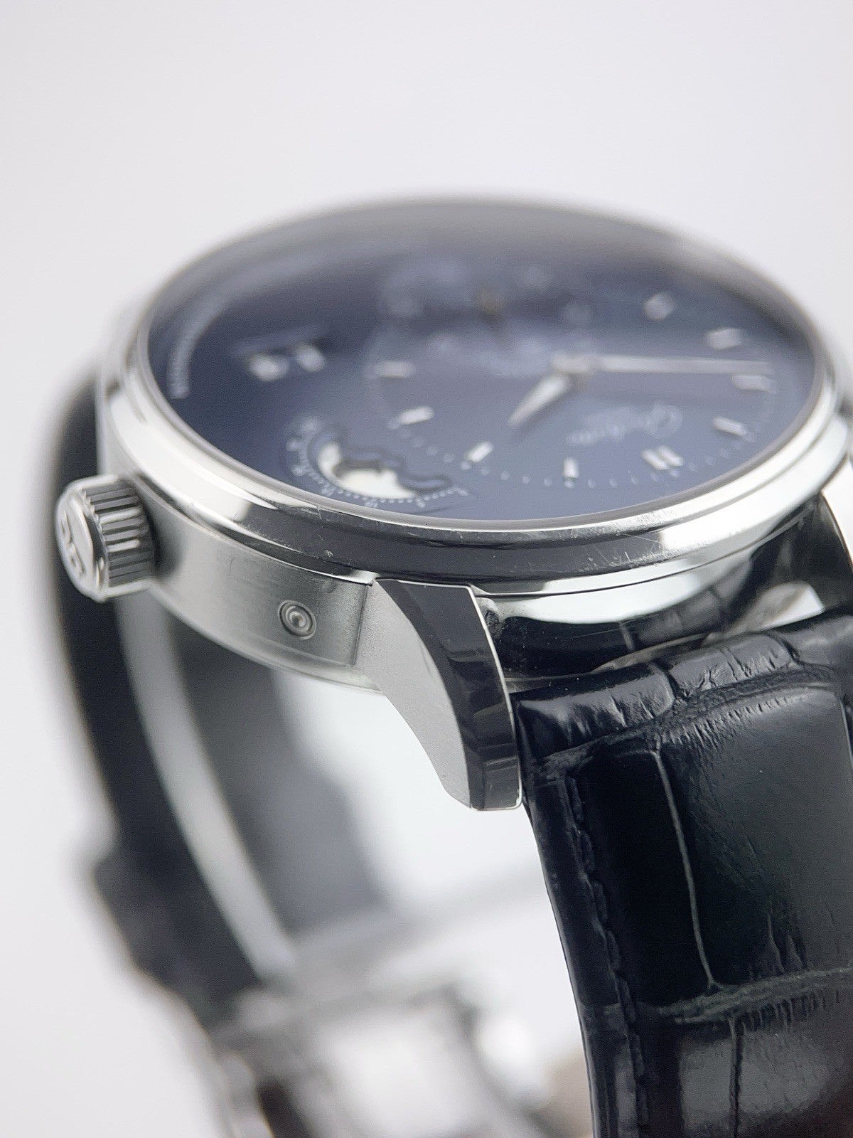 Glashutte PanoMaticLunar Steel Blue Dial 40mm Automatic Men's 1-90-02-46-32-01