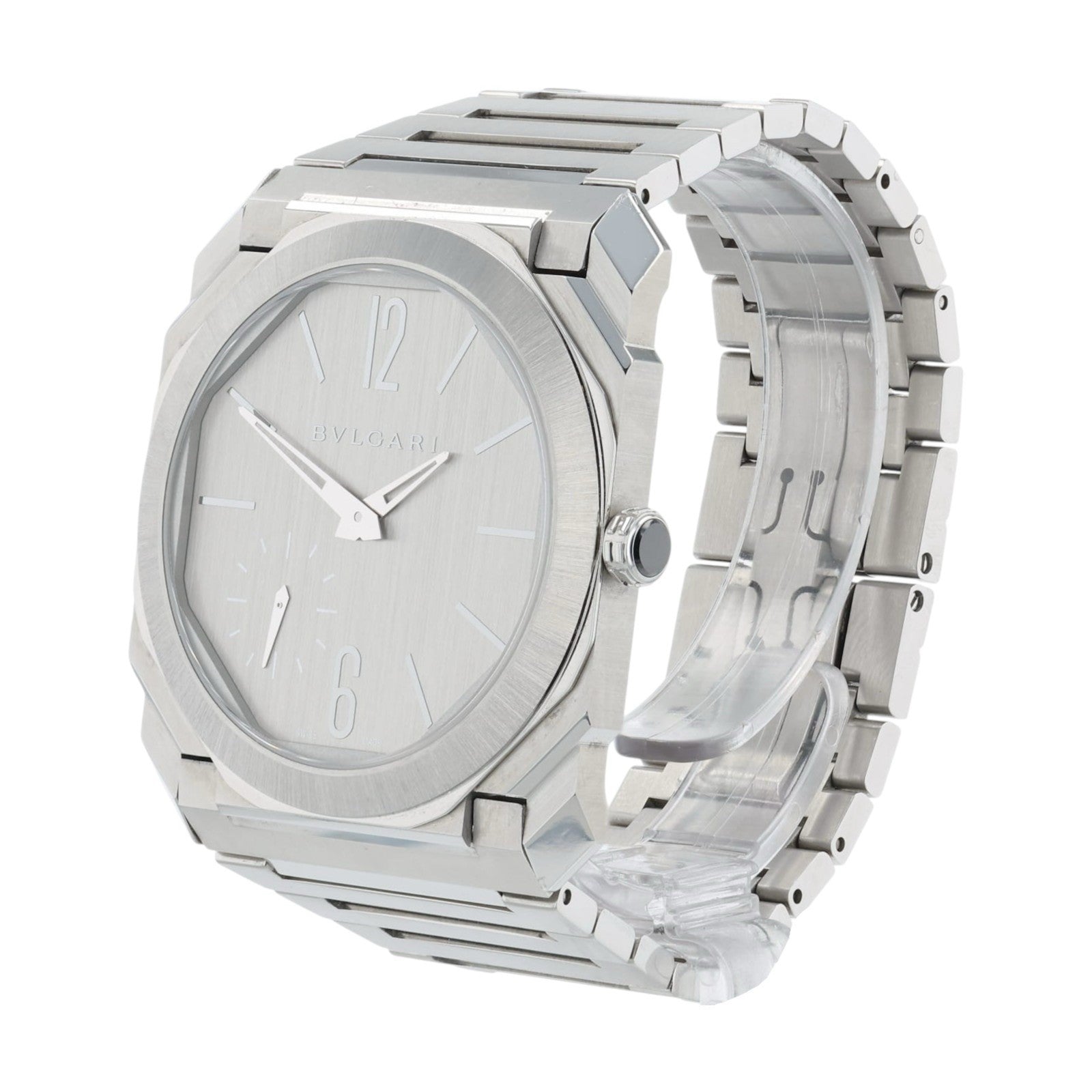 Bulgari Octo Finissimo Grey Dial Stainless Steel 40mm Automatic Men’s BGO40SXT