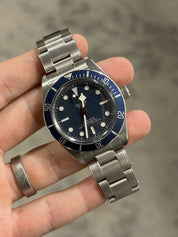 Tudor Black Bay 79030B Stainless Steel Mens Automatic Watch W/ Service Card