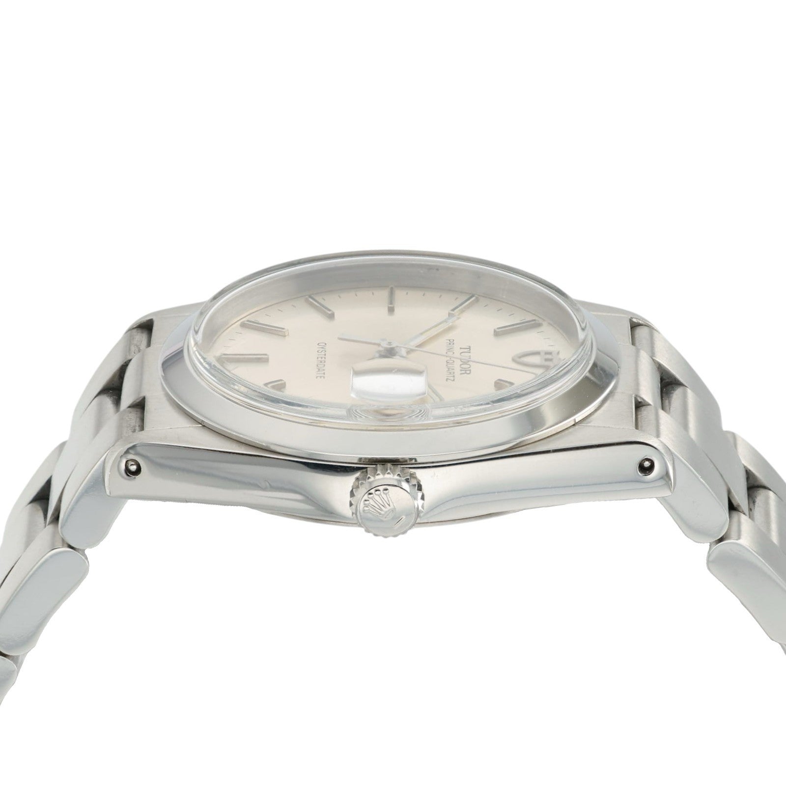 Tudor Prince-Quartz Date Silver Dial Steel 34mm Quartz Men’s Watch 91500
