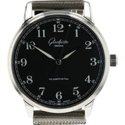 Glashutte Original Senator Steel Black Dial 40mm Automatic Mens 1-36-01-03-02-66