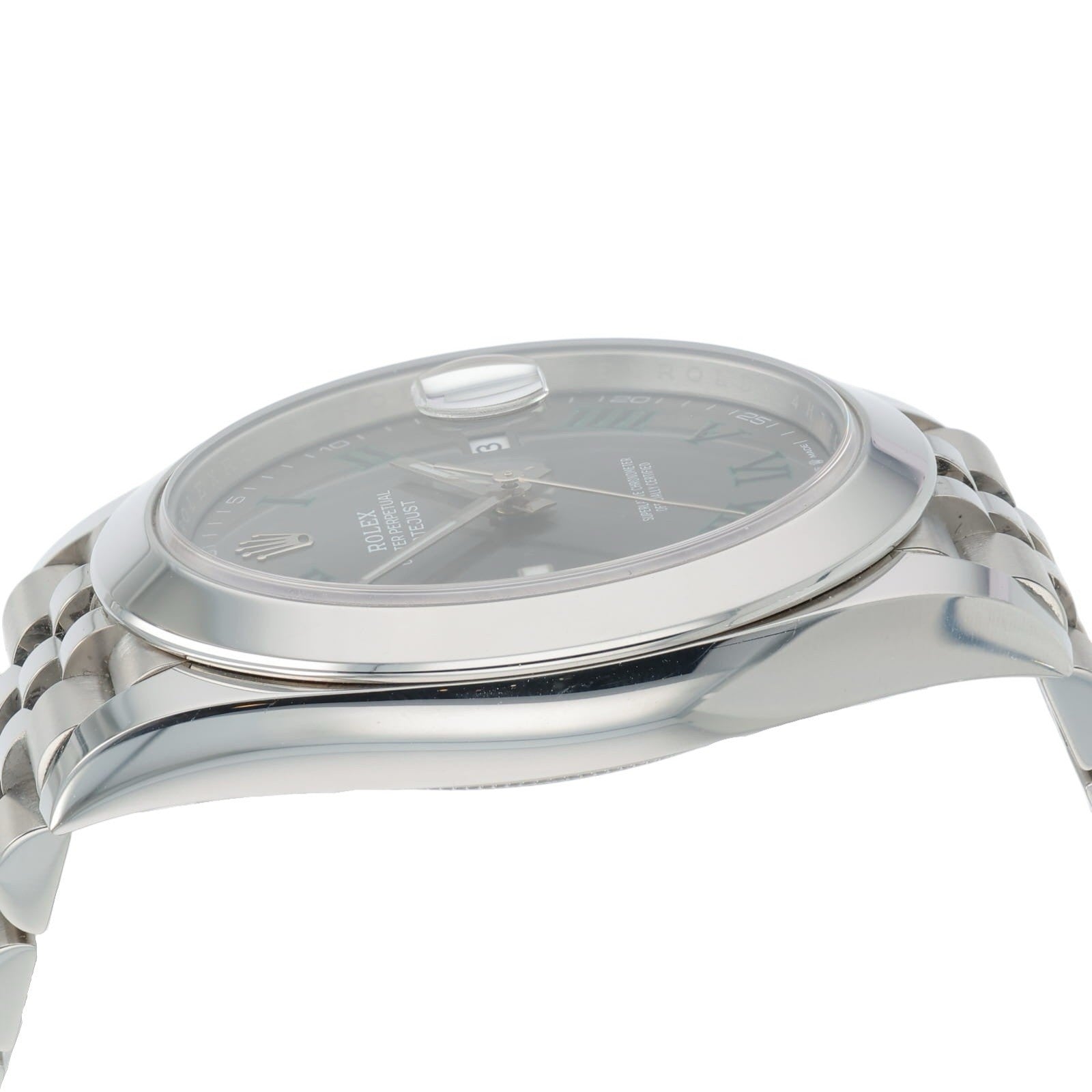 Rolex Datejust Stainless Steel Grey Dial 41mm Automatic Movement Men’s 126300