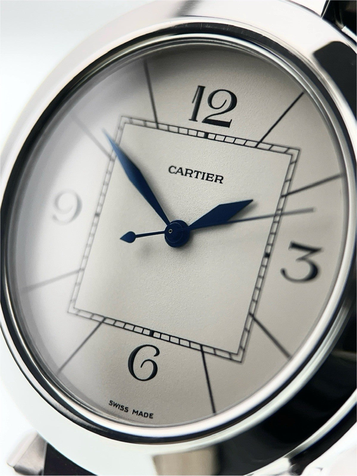 Cartier Pasha Stainless Steel Silver Dial 42mm Automatic Men's Watch W31072M7