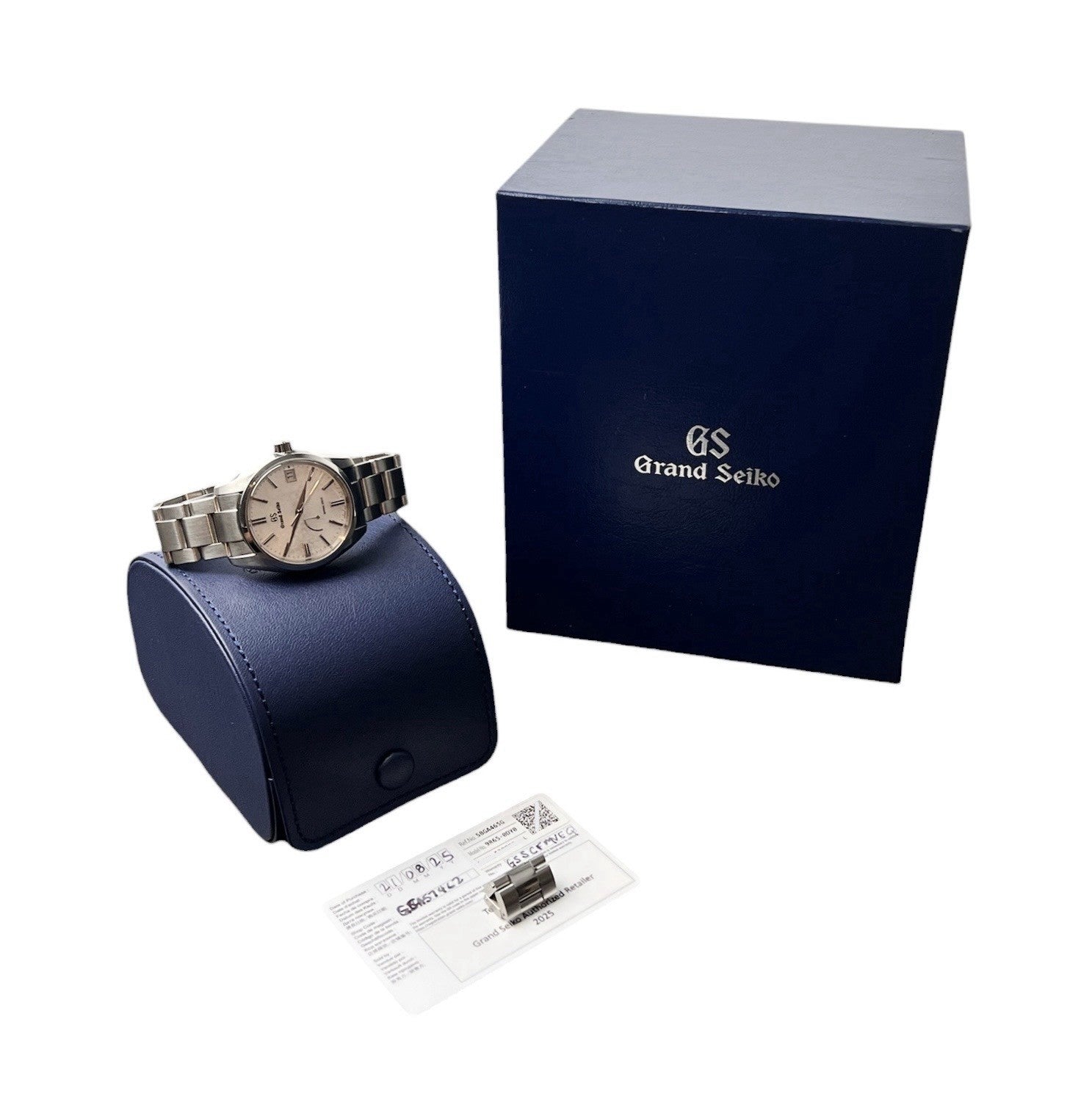 Grand Seiko “Morning Frost” Silver Dial Stainless Steel 40mm Auto Mens SBGA465