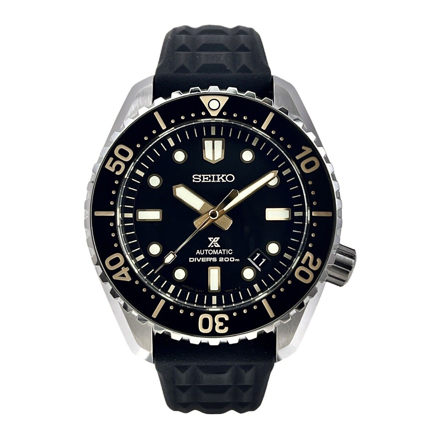 Seiko Prospex 1968 Diver Limited Edition Save The Ocean Black Dial Watch SLA057