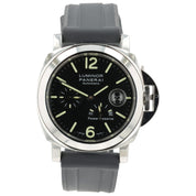 Panerai Luminor Power Reserve Black Dial Stainless Steel 44mm Automatic PAM00090