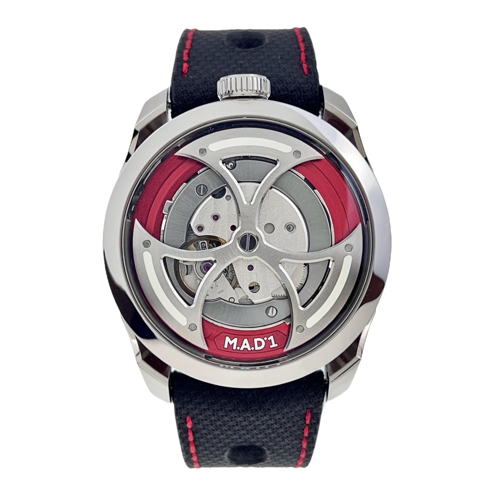 MB&F M.A.D 1 Stainless Steel Red Dial 42mm Automatic Movement Mens Edition 1