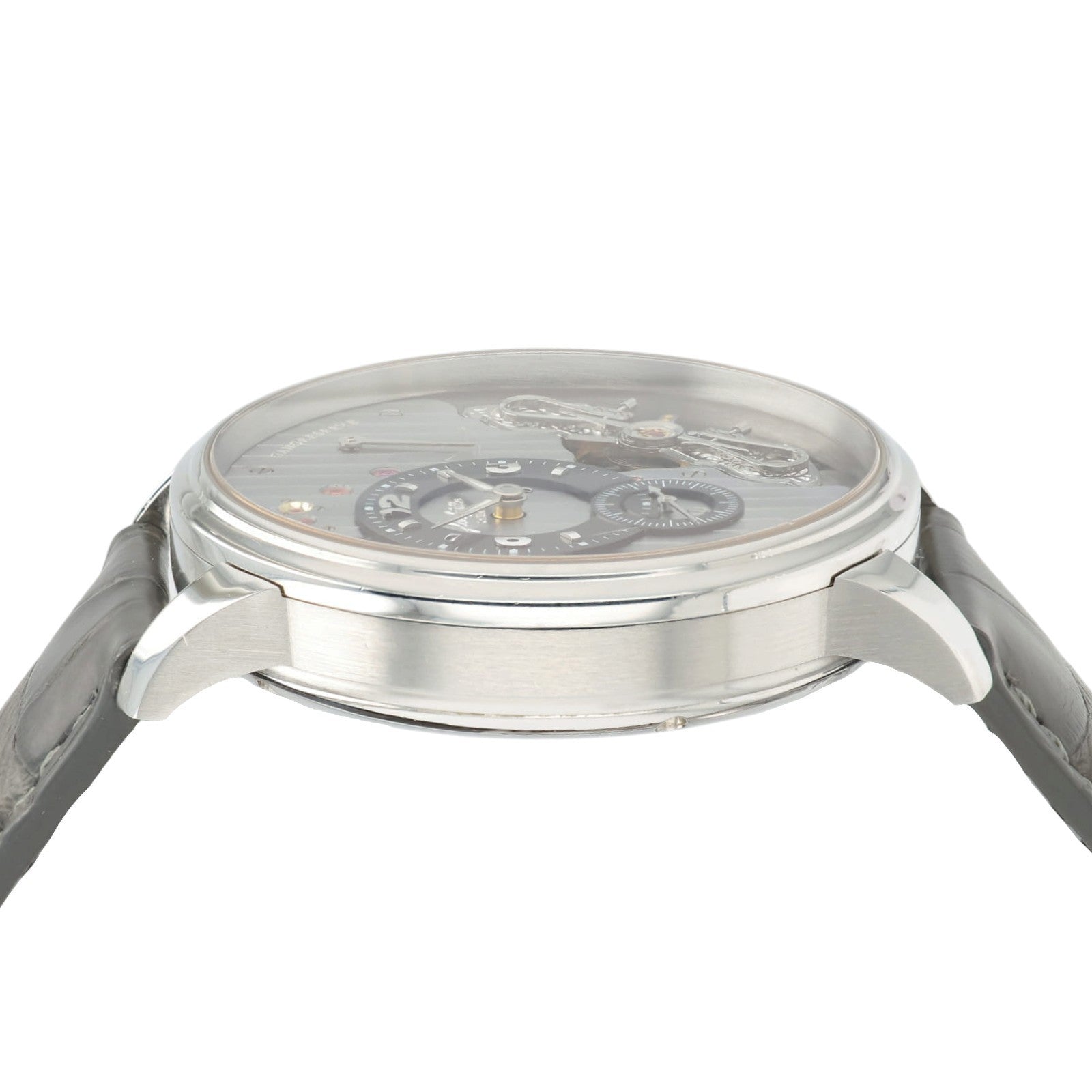Glashutte PanoInverse XL Gray Dial Stainless Steel 42mm Manual 1-66-06-04-22-05