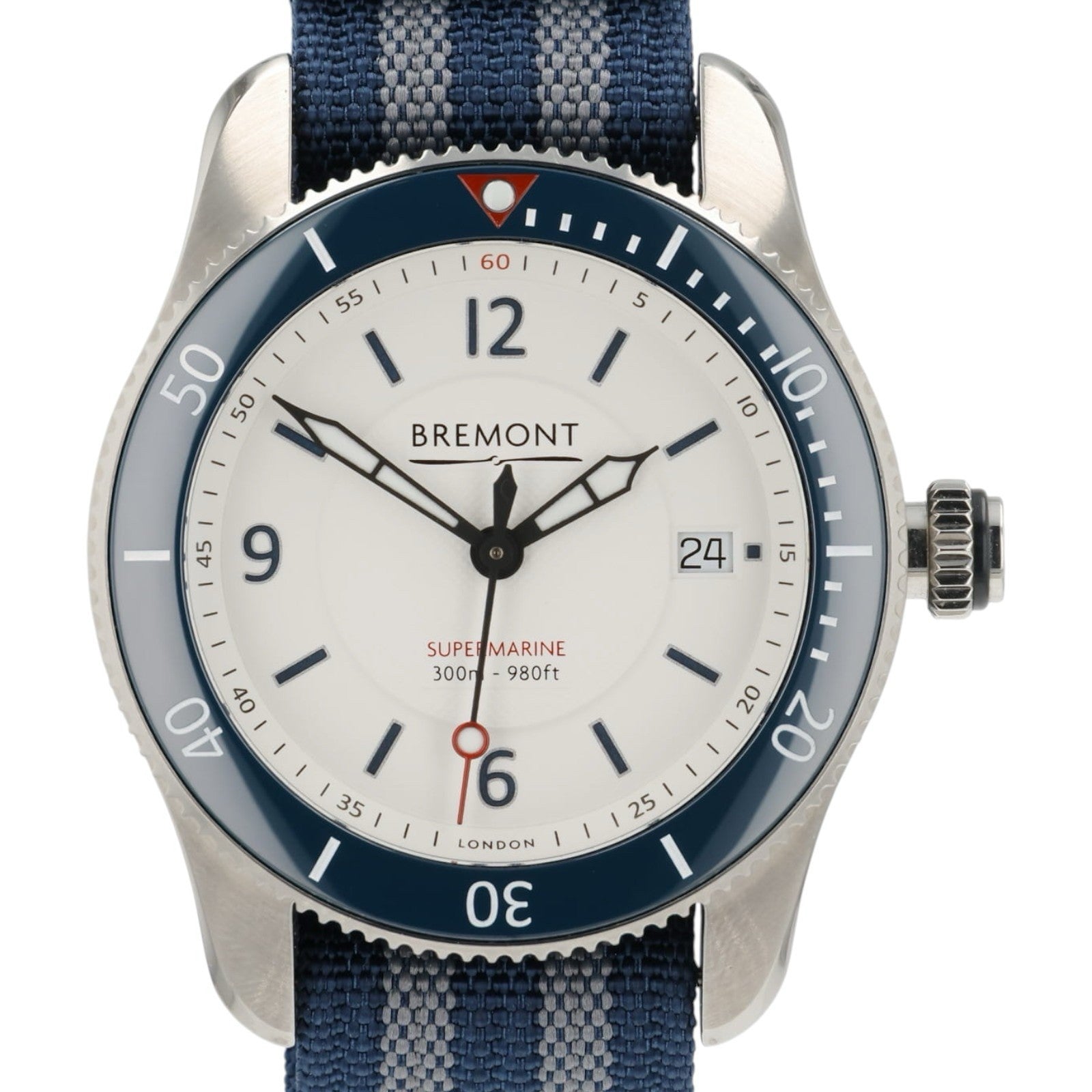 Bremont Supermarine White Dial Stainless Steel 40mm Automatic Men’s Watch S300