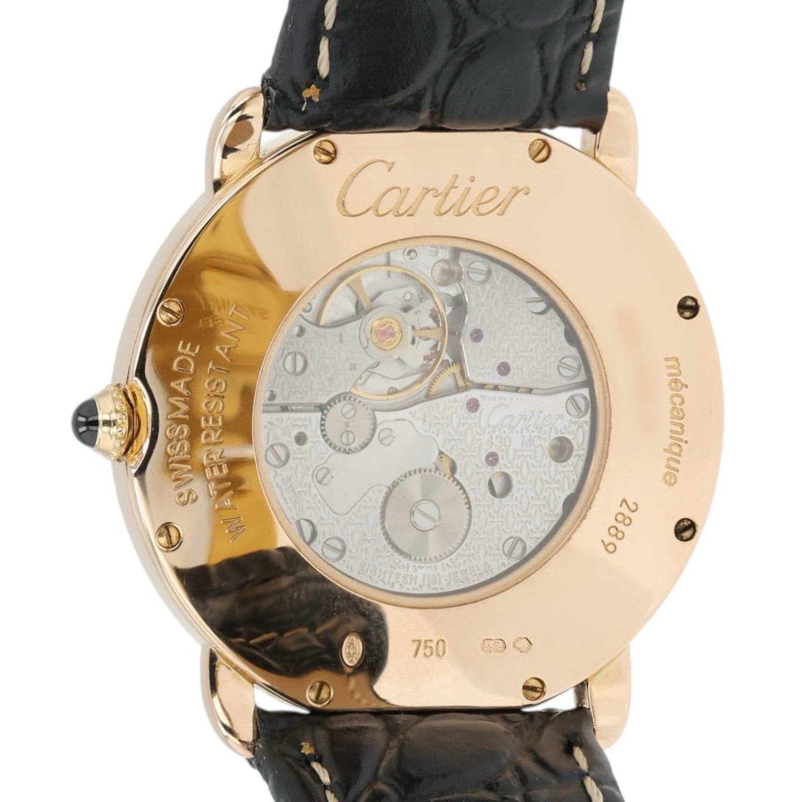 Cartier Ronde Louis Silver Dial 18k Rose Gold 36mm Manual Wind Men’s W6800251