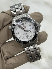 Omega Seamaster Steel White Dial 42mm Automatic Watch 210.30.42.20.04.001